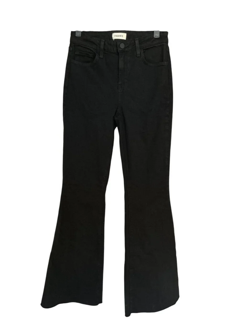 L'AGENCE  Sera High Waist Flare Black Denim Jeans Size 26 New